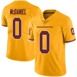 Men's Robert McDaniel Washington Commanders No.0 Limited Color Rush Jersey - Gold
