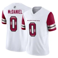 Men's Robert McDaniel Washington Commanders No.0 Limited Vapor F.U.S.E. Jersey - White