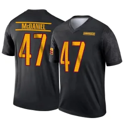 Men's Robert McDaniel Washington Commanders No.47 Legend Alternate Jersey - Black