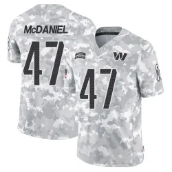 Men's Robert McDaniel Washington Commanders No.47 Limited 2024 Salute to Service Jersey - Arctic Camo