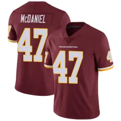Men's Robert McDaniel Washington Commanders No.47 Limited Burgundy Team Color Vapor Untouchable Jersey