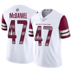 Men's Robert McDaniel Washington Commanders No.47 Limited Vapor Jersey - White