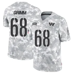 Men's Russ Grimm Washington Commanders No.68 Limited 2024 Salute to Service Jersey - Arctic Camo
