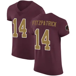 Men's Ryan Fitzpatrick Washington Commanders No.14 Elite Burgundy Alternate Vapor Untouchable Jersey