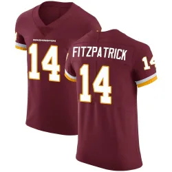 Men's Ryan Fitzpatrick Washington Commanders No.14 Elite Burgundy Team Color Vapor Untouchable Jersey