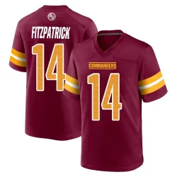 Men's Ryan Fitzpatrick Washington Commanders No.14 Game Burgundy Jersey