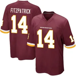 Men's Ryan Fitzpatrick Washington Commanders No.14 Game Burgundy Team Color Jersey