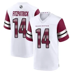 Men's Ryan Fitzpatrick Washington Commanders No.14 Game Jersey - White