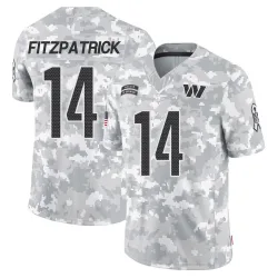 Men's Ryan Fitzpatrick Washington Commanders No.14 Limited 2024 Salute to Service Jersey - Arctic Camo