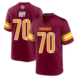 Men's Sam Huff Washington Commanders No.70 Game Burgundy Jersey