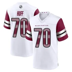 Men's Sam Huff Washington Commanders No.70 Game Jersey - White