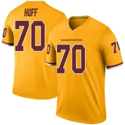 Men's Sam Huff Washington Commanders No.70 Legend Color Rush Jersey - Gold