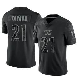 Men's Sean Taylor Washington Commanders No.21 Limited Reflective Jersey - Black