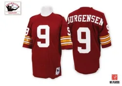 Men's Sonny Jurgensen Washington Commanders No.9 Authentic Throwback Jersey - Red
