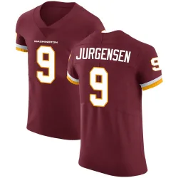 Men's Sonny Jurgensen Washington Commanders No.9 Elite Burgundy Team Color Vapor Untouchable Jersey