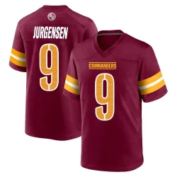 Men's Sonny Jurgensen Washington Commanders No.9 Game Burgundy Jersey