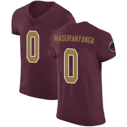 Men's T.J. Maguranyanga Washington Commanders No.0 Elite Burgundy Alternate Vapor Untouchable Jersey