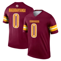 Men's T.J. Maguranyanga Washington Commanders No.0 Legend Burgundy Jersey