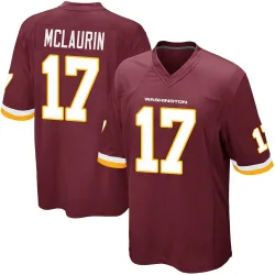 Men's Terry McLaurin Washington Commanders No.17 Game Burgundy Team Color Jersey