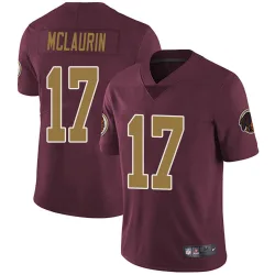 Men's Terry McLaurin Washington Commanders No.17 Limited Burgundy Alternate Vapor Untouchable Jersey