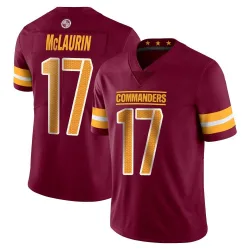 Men's Terry McLaurin Washington Commanders No.17 Limited Vapor Burgundy Jersey