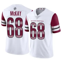 Men's Timothy McKay Washington Commanders No.68 Limited Vapor Jersey - White