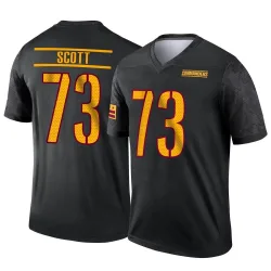Men's Trent Scott Washington Commanders No.73 Legend Alternate Jersey - Black