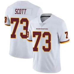 Men's Trent Scott Washington Commanders No.73 Limited Vapor Untouchable Jersey - White