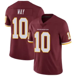 Men's Tress Way Washington Commanders No.10 Limited Burgundy Team Color Vapor Untouchable Jersey