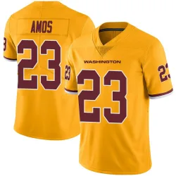 Men's Trey Amos Washington Commanders No.23 Limited Color Rush Jersey - Gold