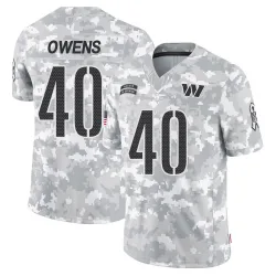Men's Tyler Owens Washington Commanders No.40 Limited 2024 Salute to Service Jersey - Arctic Camo