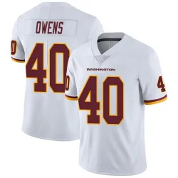 Men's Tyler Owens Washington Commanders No.40 Limited Vapor Untouchable Jersey - White