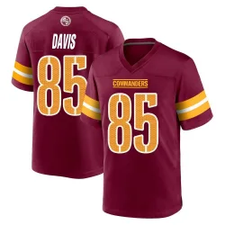 Men's Vernon Davis Washington Commanders No.85 Game Burgundy Jersey