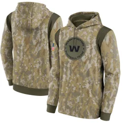Men's Washington Commanders No. 2021 Salute to Service Therma Performance Pullover Hoodie - Camo