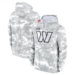 Men's Washington Commanders No. 2024 Salute to Service Club Fleece Pullover Hoodie - Arctic Camo