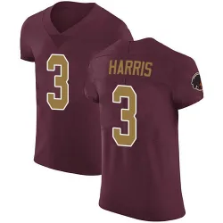 Men's Will Harris Washington Commanders No.3 Elite Burgundy Alternate Vapor Untouchable Jersey