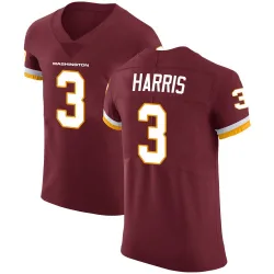 Men's Will Harris Washington Commanders No.3 Elite Burgundy Team Color Vapor Untouchable Jersey
