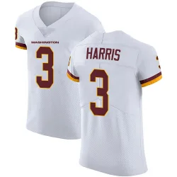 Men's Will Harris Washington Commanders No.3 Elite Vapor Untouchable Jersey - White