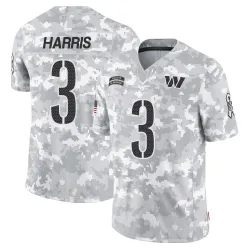 Men's Will Harris Washington Commanders No.3 Limited 2024 Salute to Service Jersey - Arctic Camo