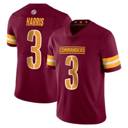Men's Will Harris Washington Commanders No.3 Limited Vapor Burgundy Jersey