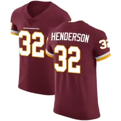 Men's Xavier Henderson Washington Commanders No.32 Elite Burgundy Team Color Vapor Untouchable Jersey