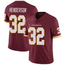 Men's Xavier Henderson Washington Commanders No.32 Limited Burgundy Team Color Vapor Untouchable Jersey