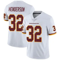 Men's Xavier Henderson Washington Commanders No.32 Limited Vapor Untouchable Jersey - White