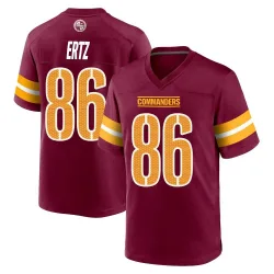 Men's Zach Ertz Washington Commanders No.86 Game Burgundy Jersey