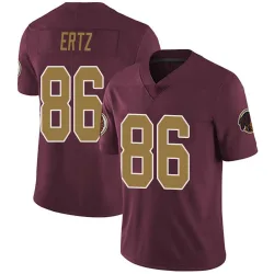 Men's Zach Ertz Washington Commanders No.86 Limited Burgundy Alternate Vapor Untouchable Jersey