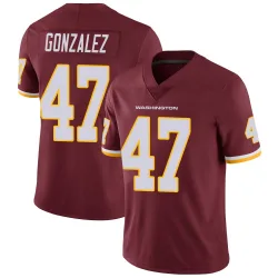 Men's Zane Gonzalez Washington Commanders No.47 Limited Burgundy Team Color Vapor Untouchable Jersey