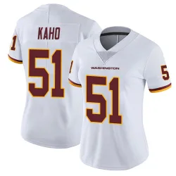 Women's Ale Kaho Washington Commanders No.51 Limited Vapor Untouchable Jersey - White