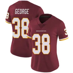 Women's Allan George Washington Commanders No.38 Limited Burgundy Team Color Vapor Untouchable Jersey