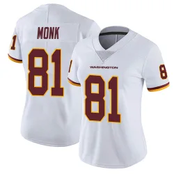 Women's Art Monk Washington Commanders No.81 Limited Vapor Untouchable Jersey - White