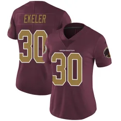 Women's Austin Ekeler Washington Commanders No.30 Limited Burgundy Alternate Vapor Untouchable Jersey
